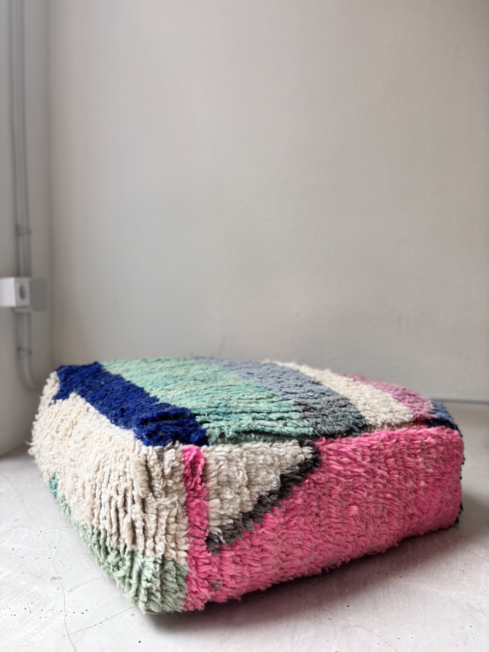 Pouf Vintage Azul