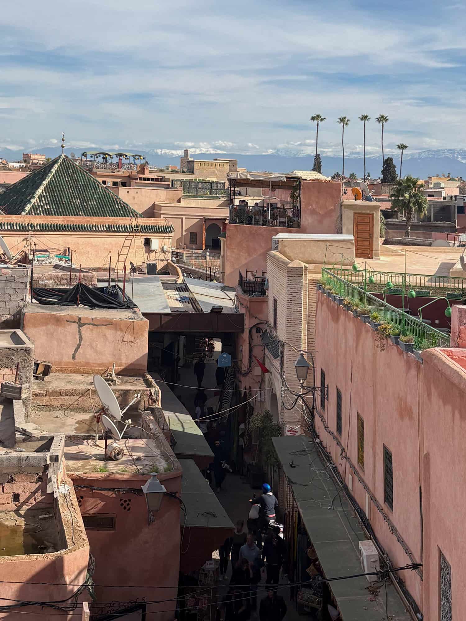 Paisaje de las montañas del Atlas, Marruecos